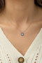 Heliophilia Silver Collar de Plata de Ley 925 con Colgante de 1,1 cm
